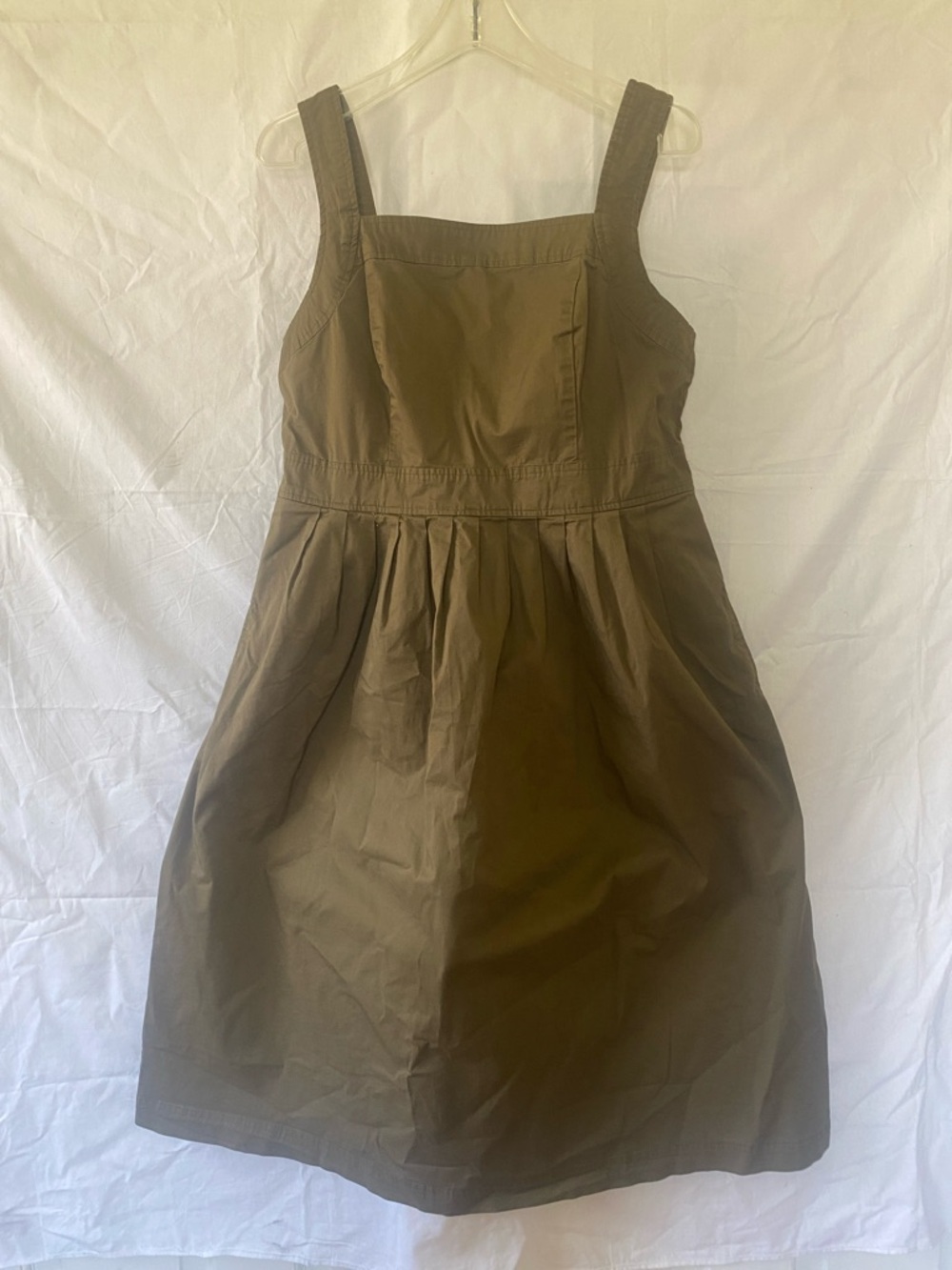 Knox Rose Olive Green Pinafore Dress